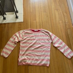 Chinti & Parker Pink/Red Cashmere Sweater